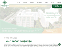 Tablet Screenshot of greentown.com.vn